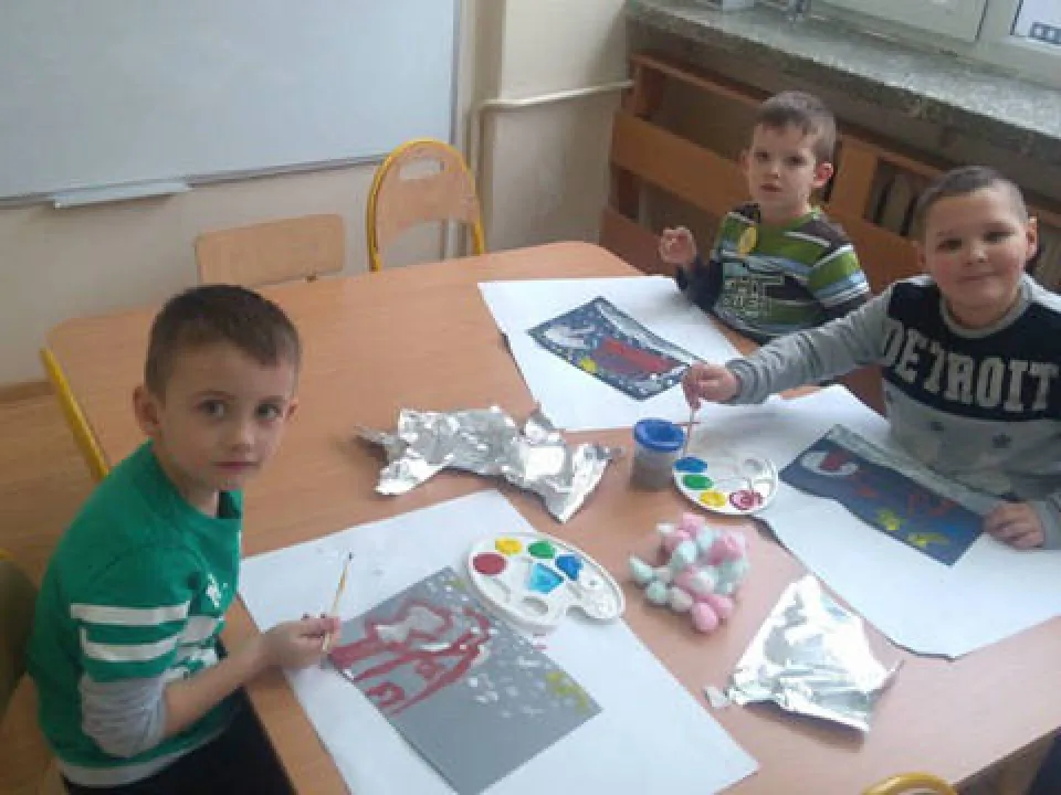 Zimowa improwizacja w grupie Delfinów — zdjęcie 1