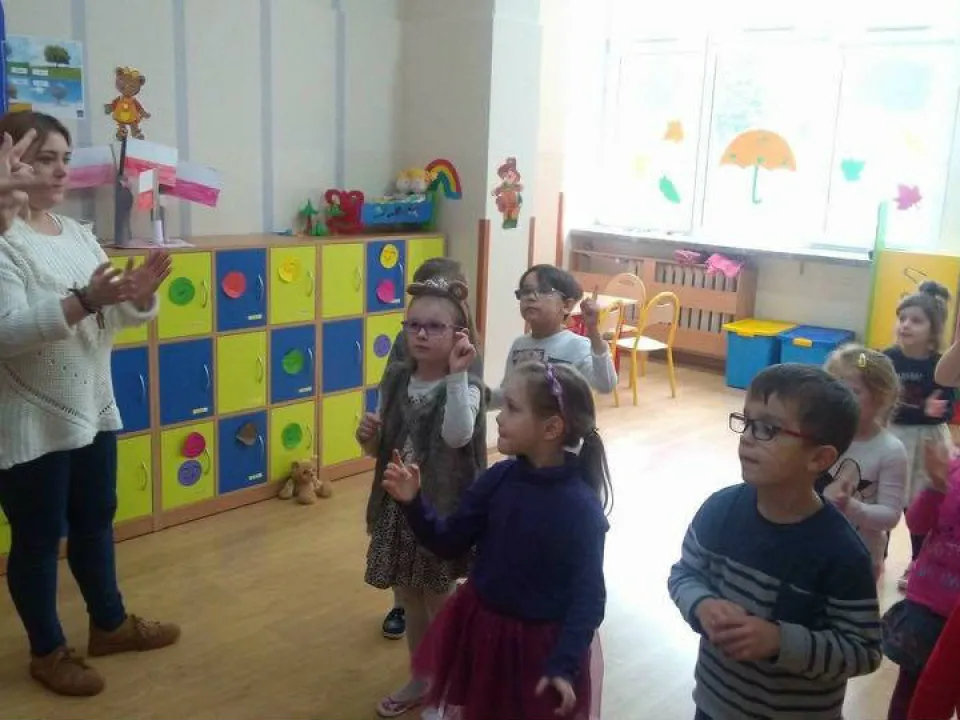 Wizyty studentek z Hiszpanii w naszym przedszkolu — zdjęcie 10