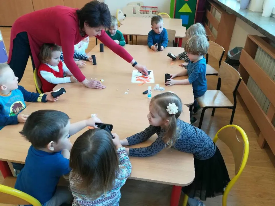 Robienie Pingwina w grupie Biedronek — zdjęcie 4
