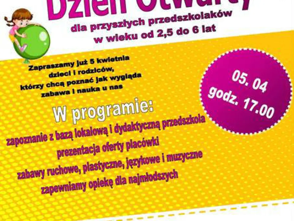 DZIEŃ OTWARTY  PRZEDSZKOLA — zdjęcie 1