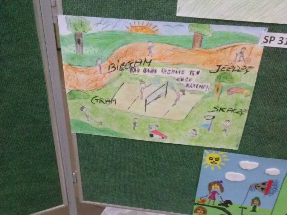 konkurs plastyczno - techniczny "Ruch to zdrowie" — zdjęcie 2