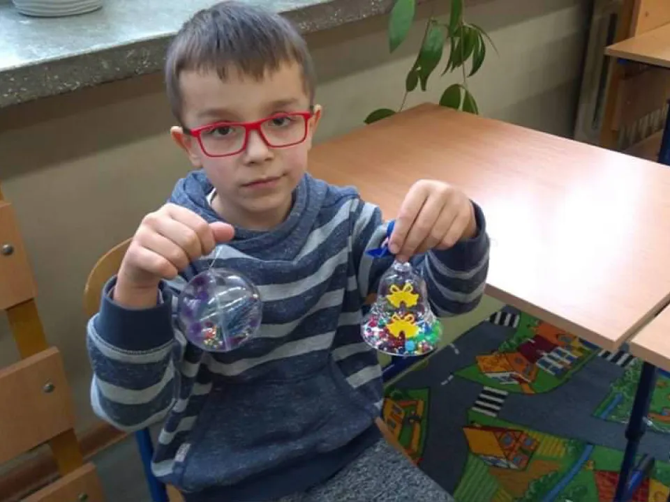 Świąteczne warsztaty w klasie 1c — zdjęcie 15