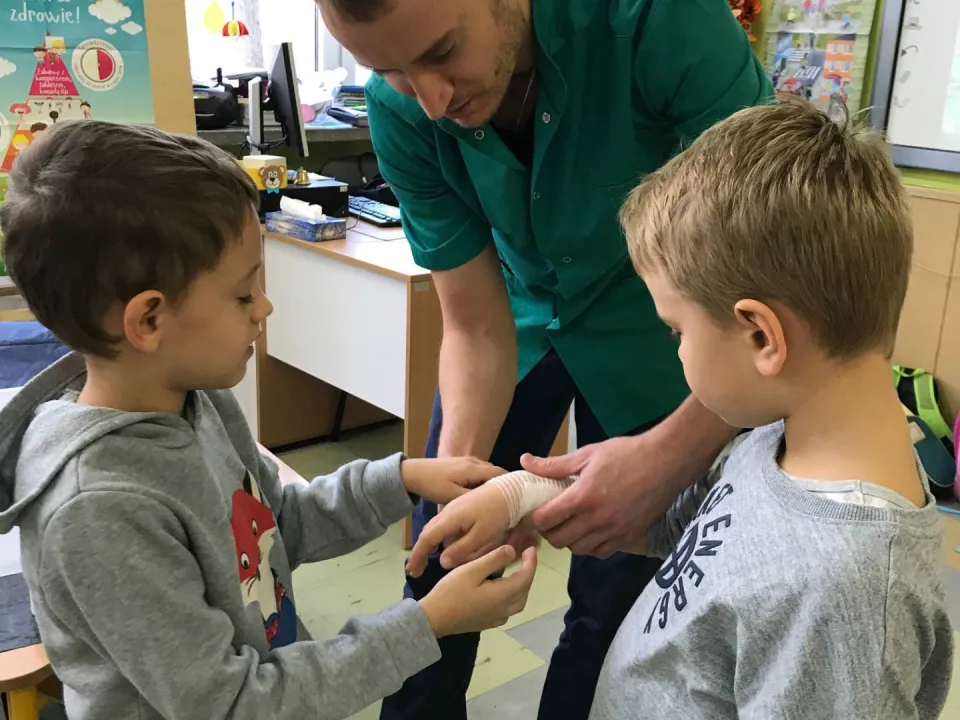 Spotkanie z Ortopedą w klasie 0a — zdjęcie 1