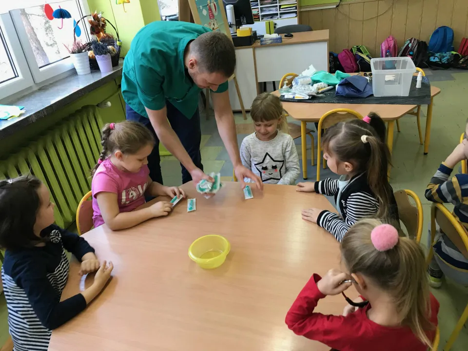 Spotkanie z Ortopedą w klasie 0a — zdjęcie 3