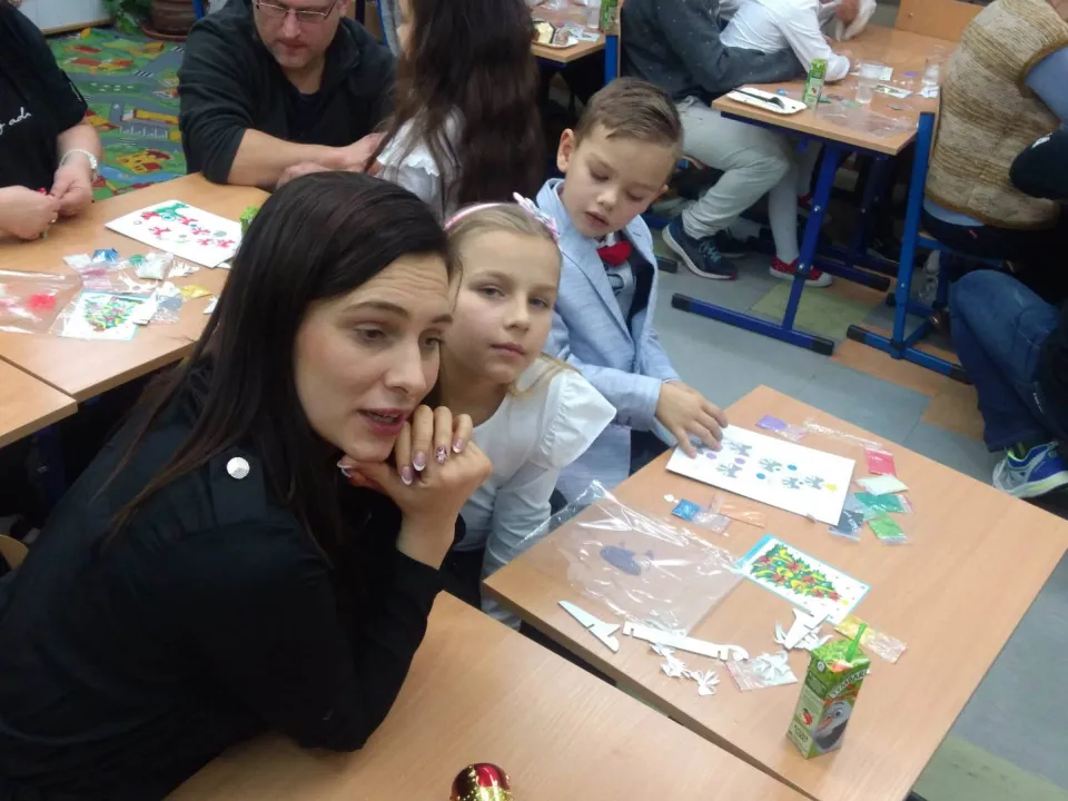Spotkanie bożonarodzeniowe w klasie 1c — zdjęcie 30