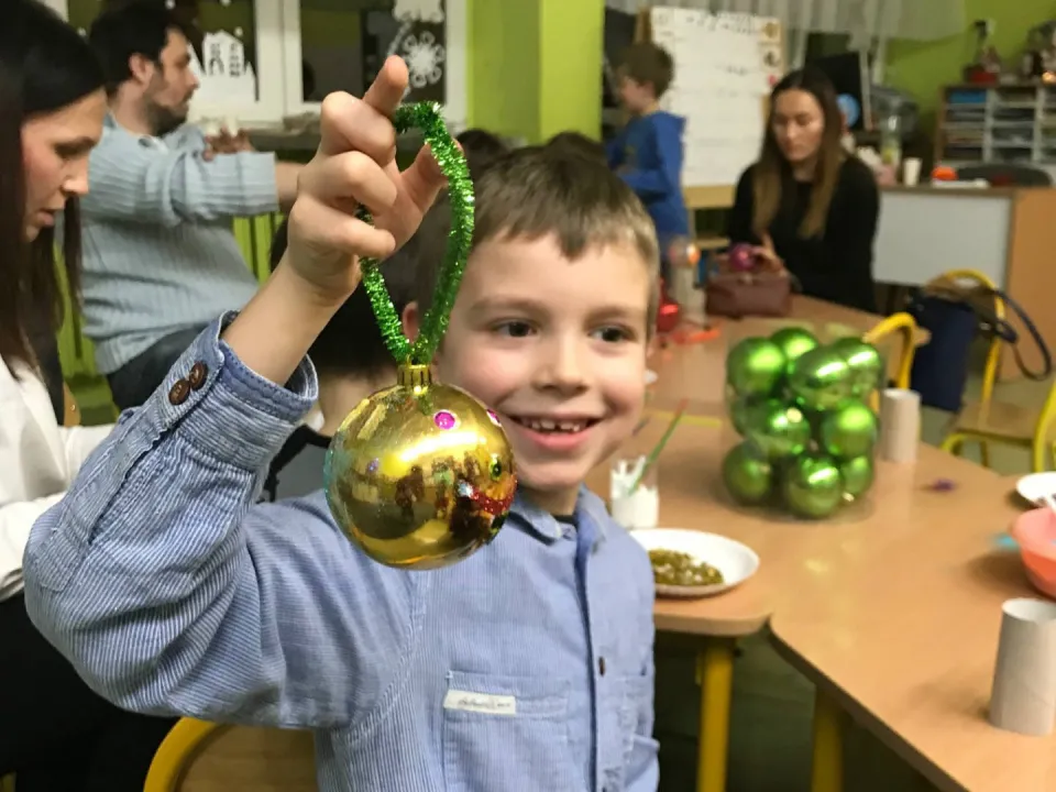 Warsztaty Bożonarodzeniowe w klasie 0a — zdjęcie 14