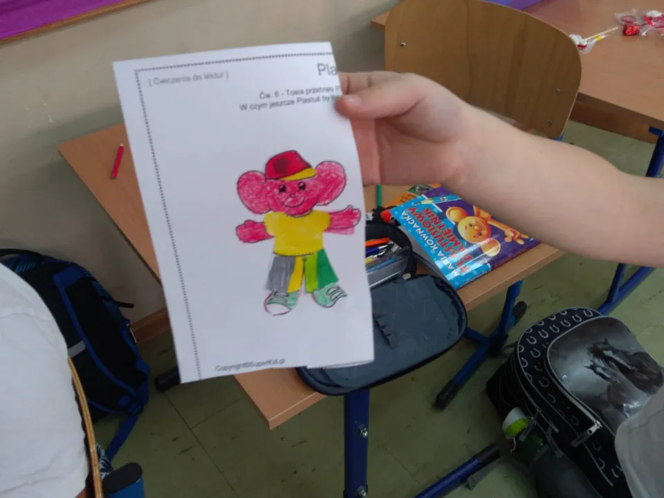 "Plastusiowy pamiętnik" gościem w klasie 1c — zdjęcie 8