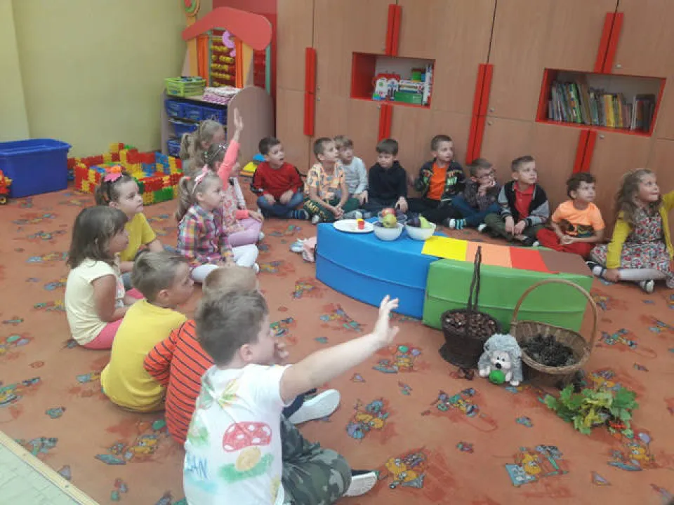 Odwiedziny Pani Jesieni w klasie 0a — zdjęcie 11