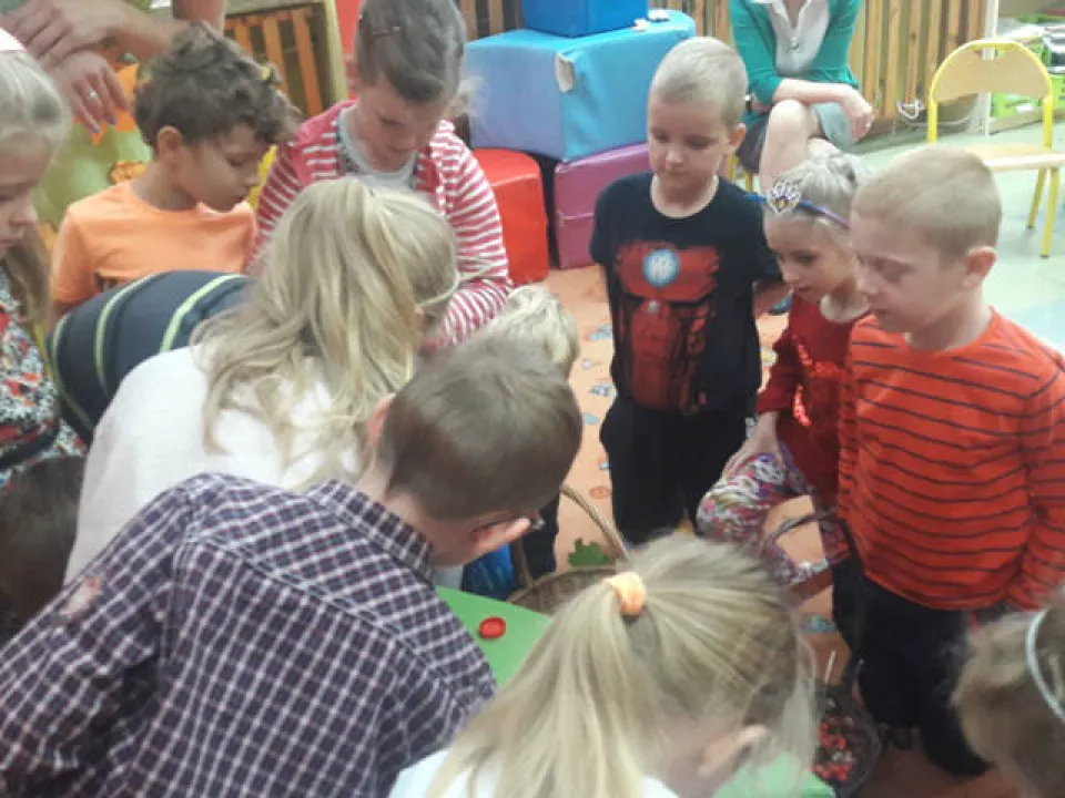 Odwiedziny Pani Jesieni w klasie 0a — zdjęcie 14