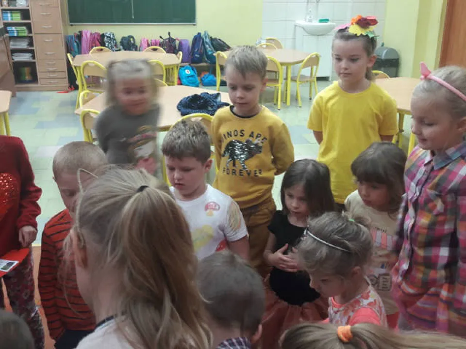 Odwiedziny Pani Jesieni w klasie 0a — zdjęcie 15