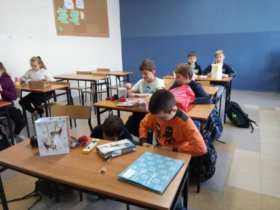 Mikołajki w 5c — zdjęcie 1