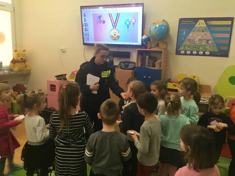 Spotkanie z funkcjonariuszem Straży Miejskie — zdjęcie 1