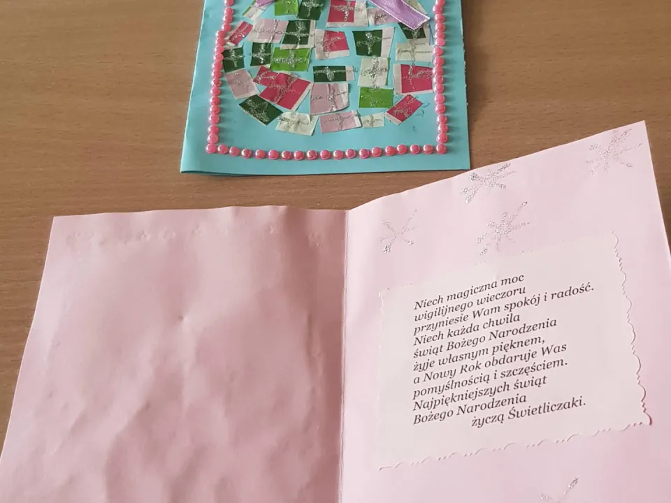 Życzenia świąteczne od świetliczaków — zdjęcie 2