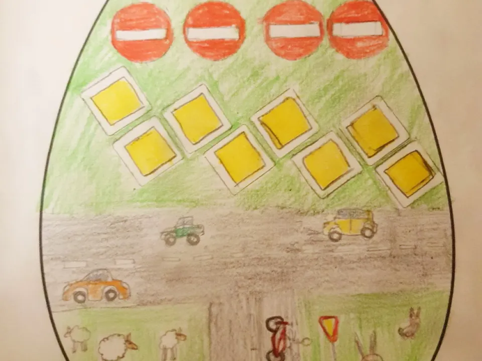 Znakowe pisanki klas 4. — zdjęcie 3