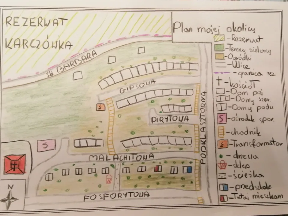 Uczniowie klasy 4a i 4b rysują plan  — zdjęcie 3