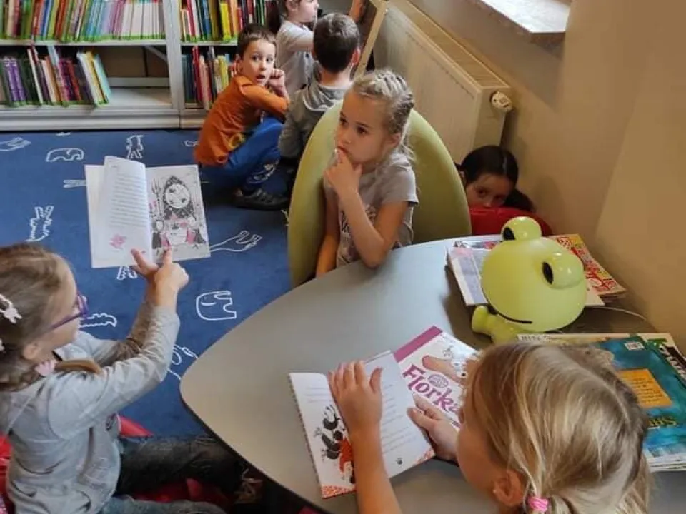 Delfiny w Wojewódzkiej Biblioteki Publicznej w Kielcach — zdjęcie 8