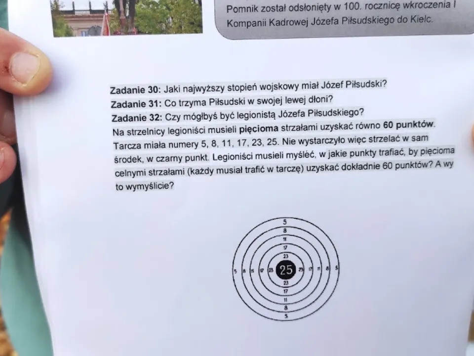 7a na grze miejskiej “Kielecka droga do niepodległości”  — zdjęcie 5