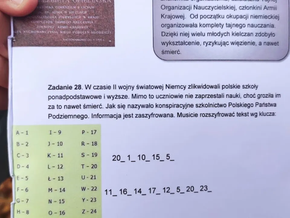 7a na grze miejskiej “Kielecka droga do niepodległości”  — zdjęcie 6
