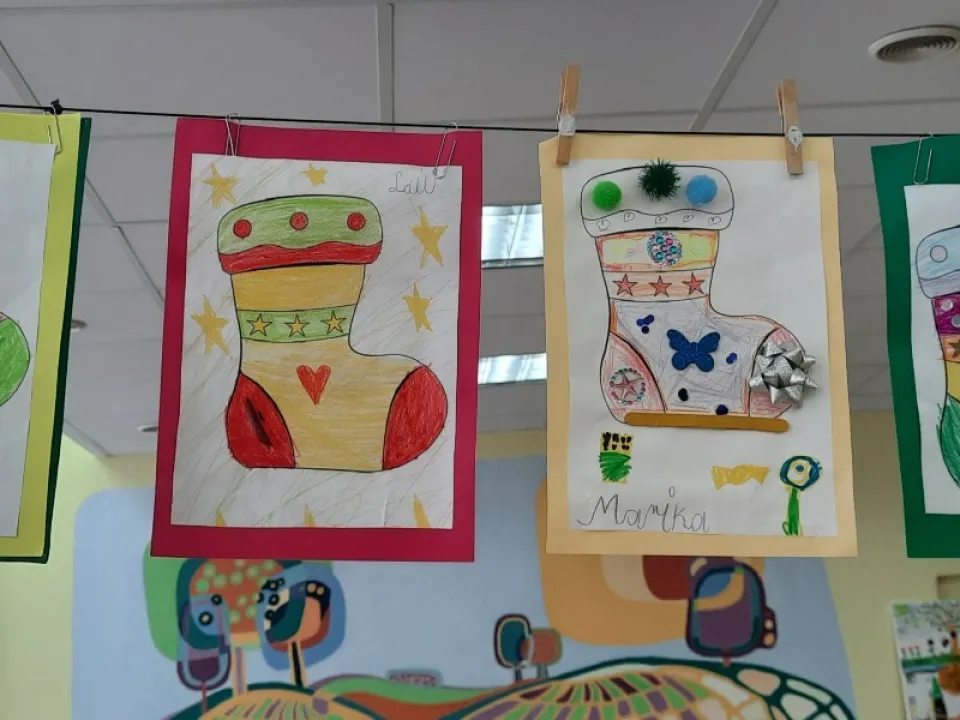 Świąteczne dekoracje na świetlicy — zdjęcie 3