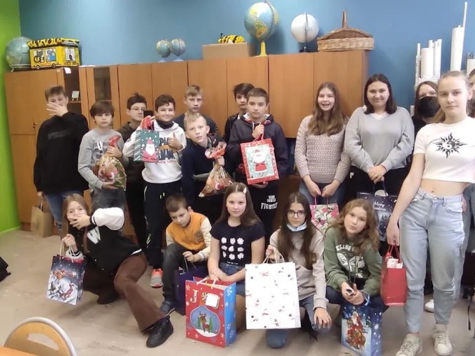 Mikołajki klasowe w 7a — zdjęcie 2