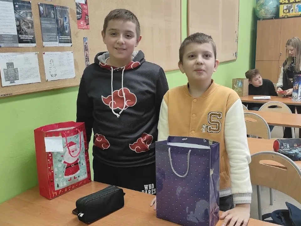 Mikołajki klasowe w 7a — zdjęcie 4
