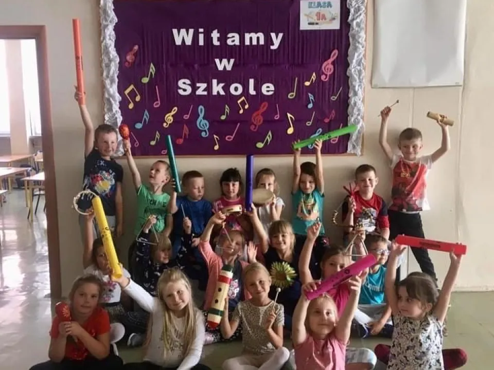 Zajęcia muzyczne w 1a — zdjęcie 1