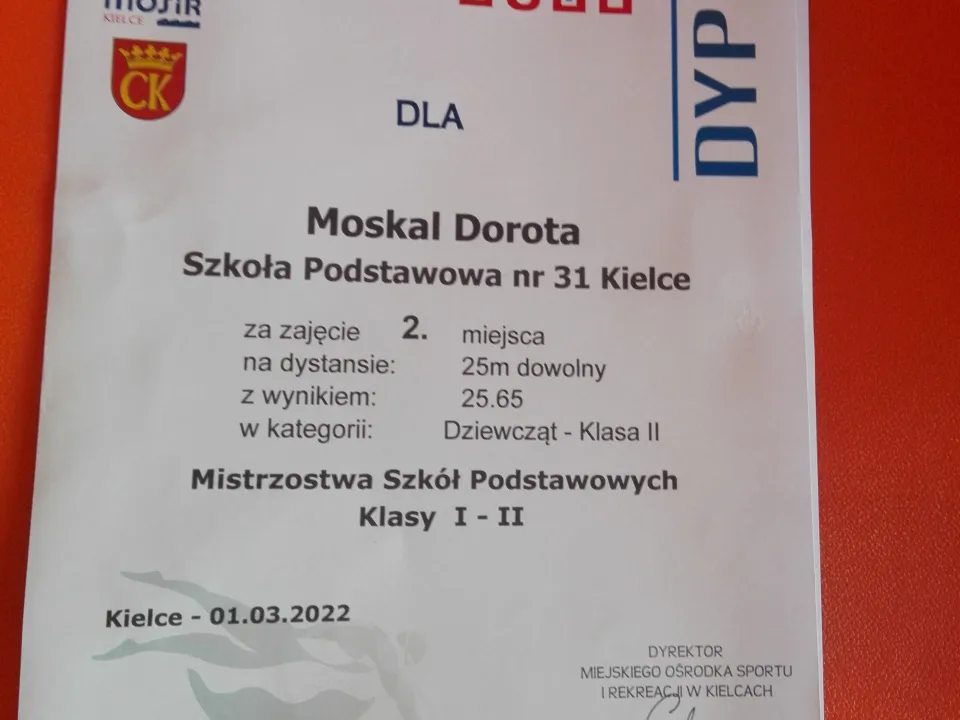 medale w pływaniu — zdjęcie 6