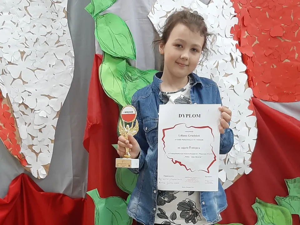 1 miejsce Lilianny Grudzień z 3b — zdjęcie 1