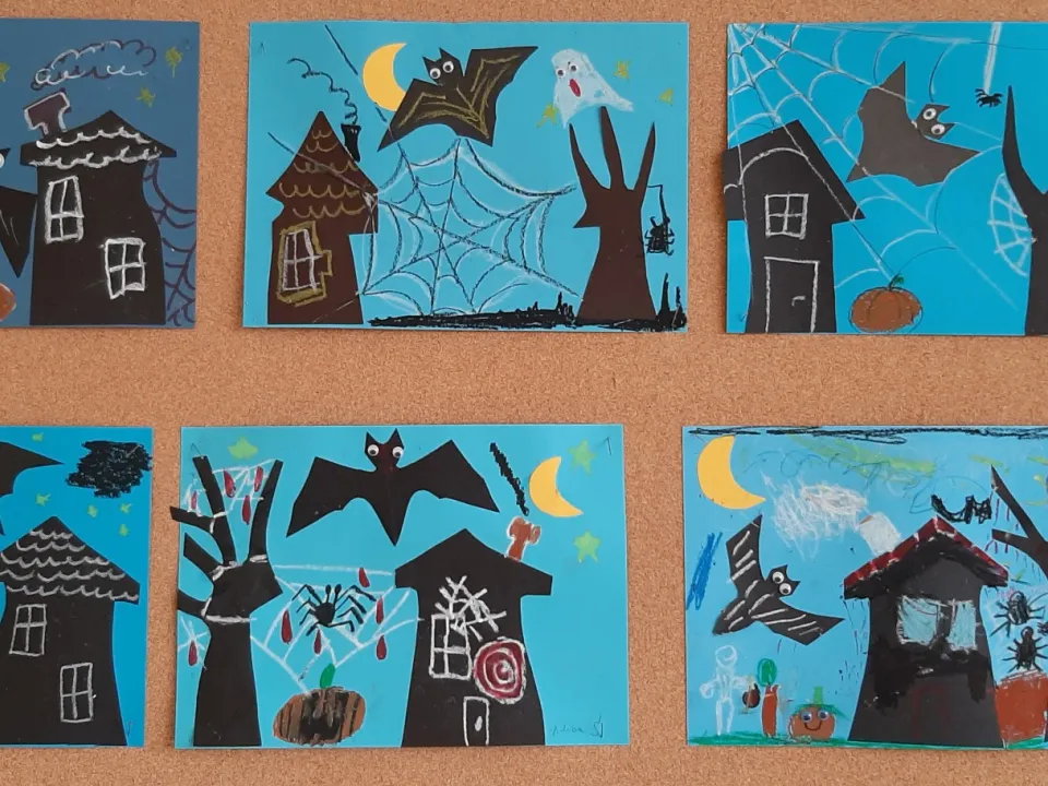 Świetlicowe dekoracje halloweenowe — zdjęcie 27
