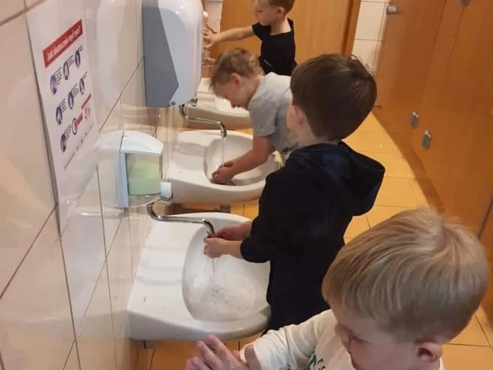 Światowy Dzień Mycia Rąk w grupie Biedronek — zdjęcie 9