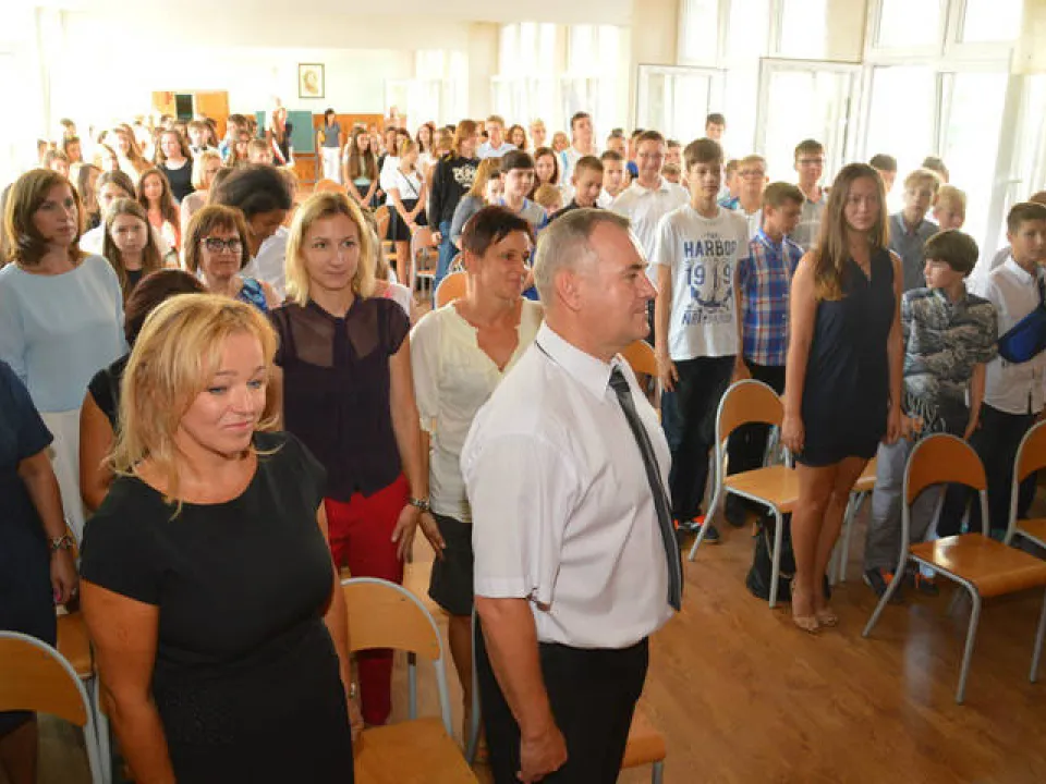 Początek roku gimnazjum — zdjęcie 1