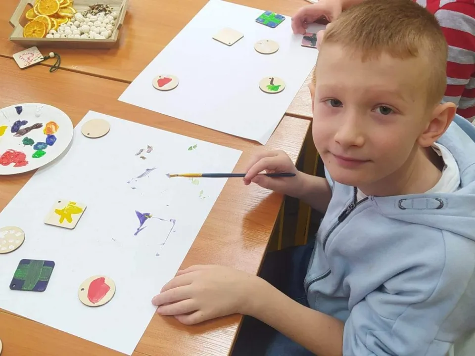 WARSZTATY BOŻONARODZENIOWE UCZNIÓW KLAS 1  — zdjęcie 10