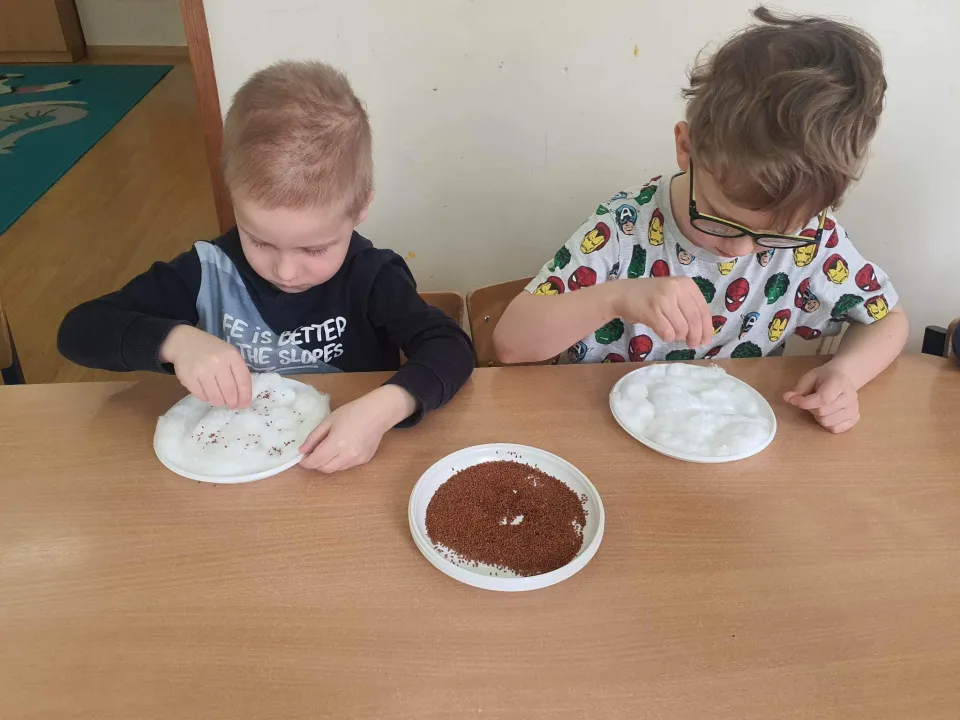 Sadzenie kwiatów w grupie Biedronk — zdjęcie 3