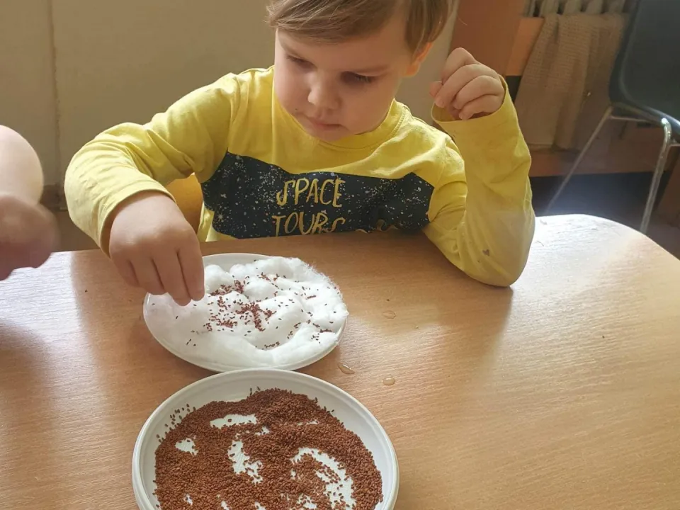 Sadzenie kwiatów w grupie Biedronk — zdjęcie 7