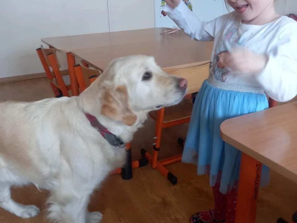 Dogoterapia w grupie biedronk — zdjęcie 5