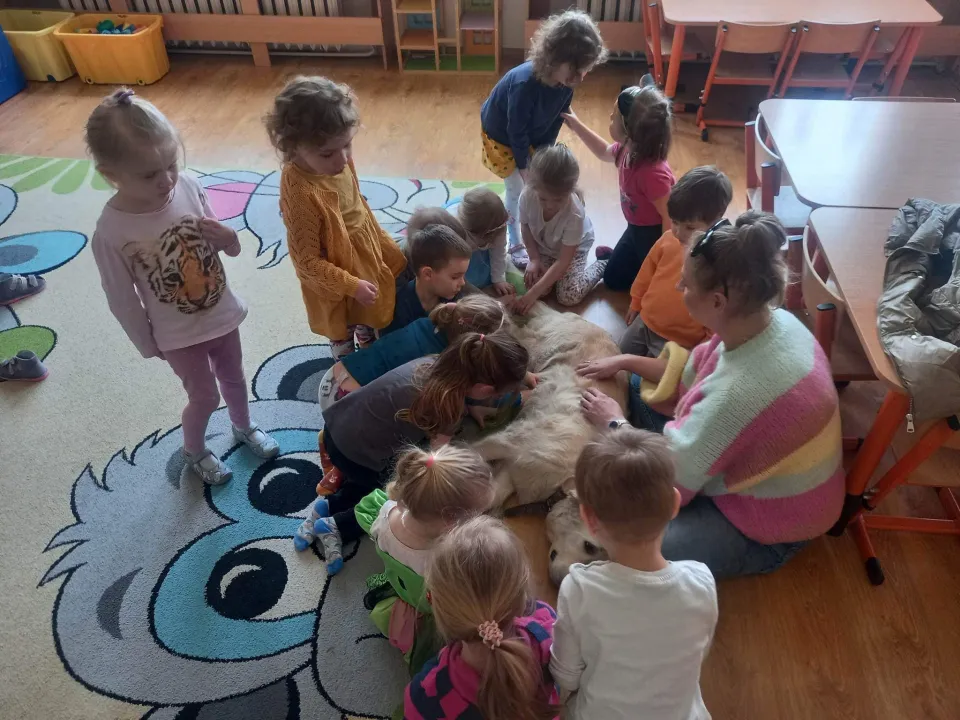 Dogoterapia w grupie biedronk — zdjęcie 9