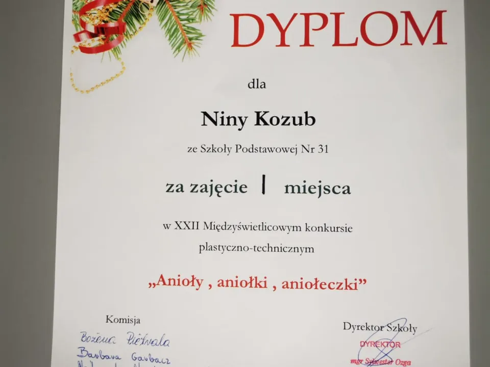 I miejsce Niny w konkursie międzyświetlicowym — zdjęcie 1