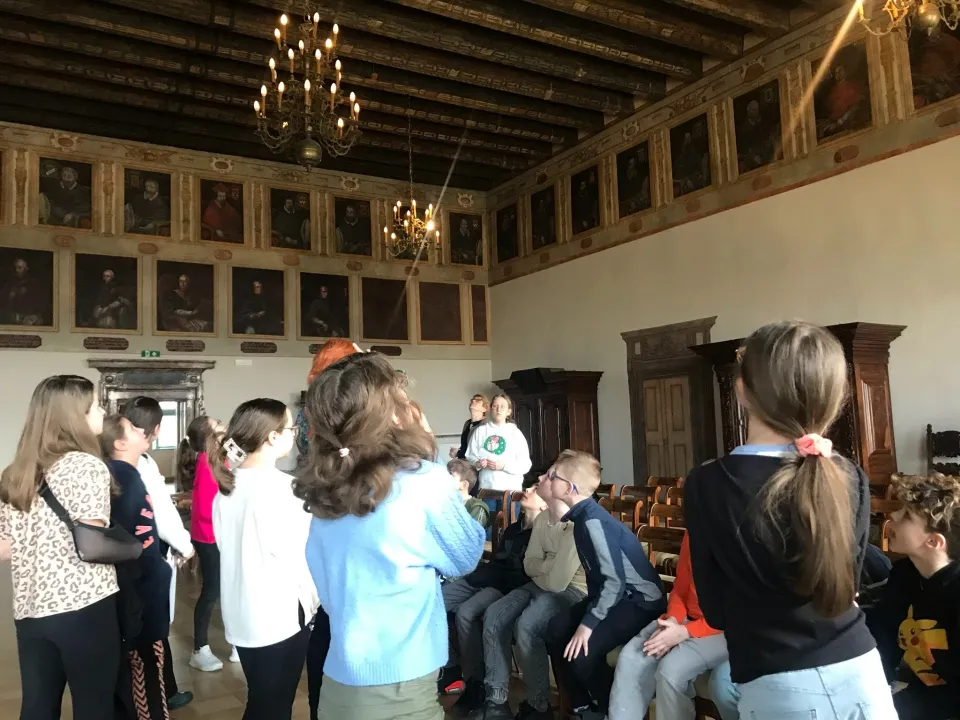 Zajęcia edukacyjne w Muzeum Narodowym w Kielcach. — zdjęcie 8