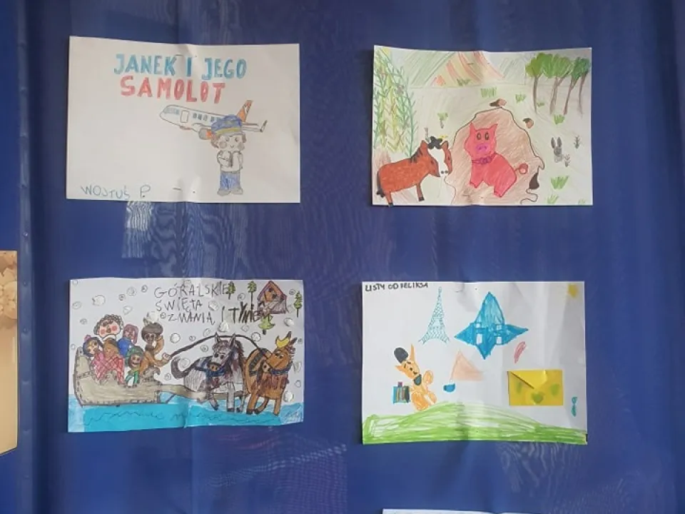 Wystawa prac dzieci "Obrazek z mojej ulubionej książki" — zdjęcie 8