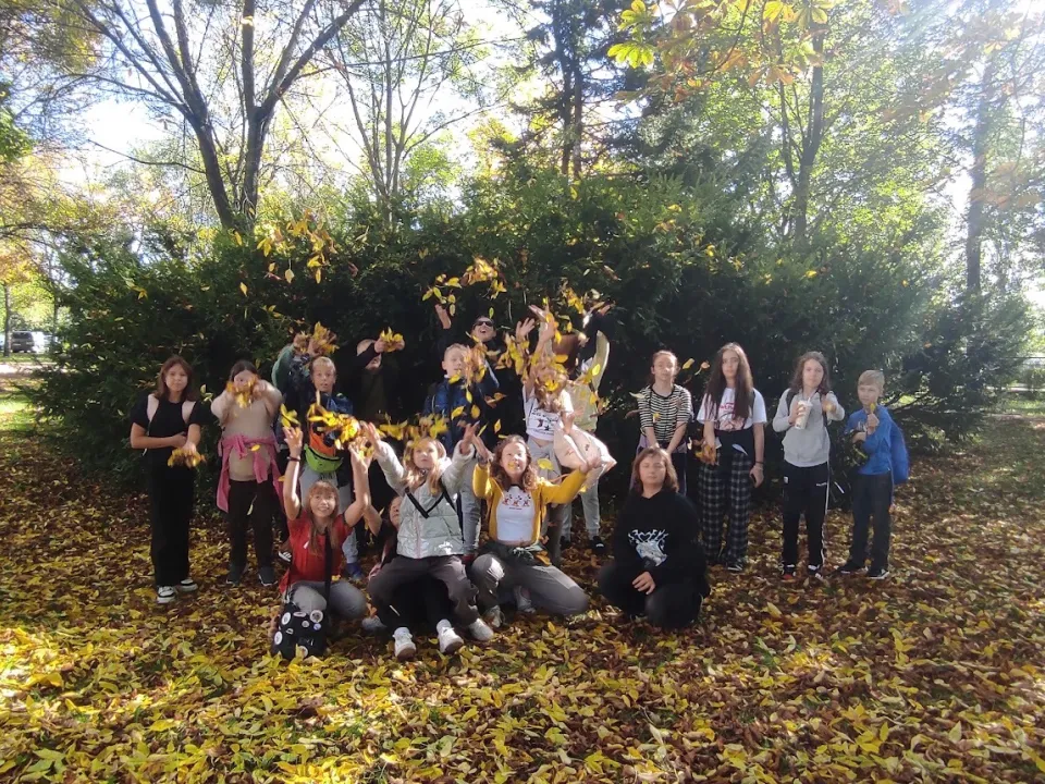 Klasa 5c i 4 żywioły natury w Geoparku — zdjęcie 16