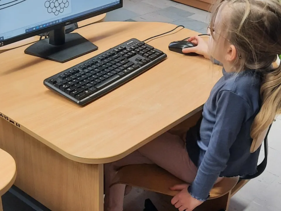 Odwiedziny w szkolnej sali informatycznej — zdjęcie 17