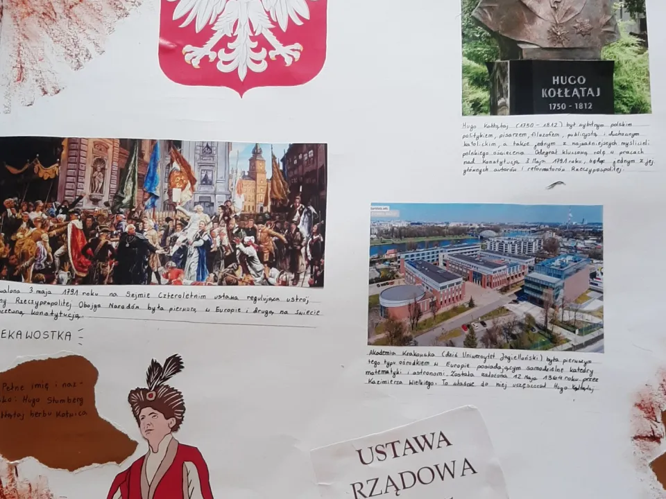 Plakaty z okazji 3 Maja kl. 6b — zdjęcie 9