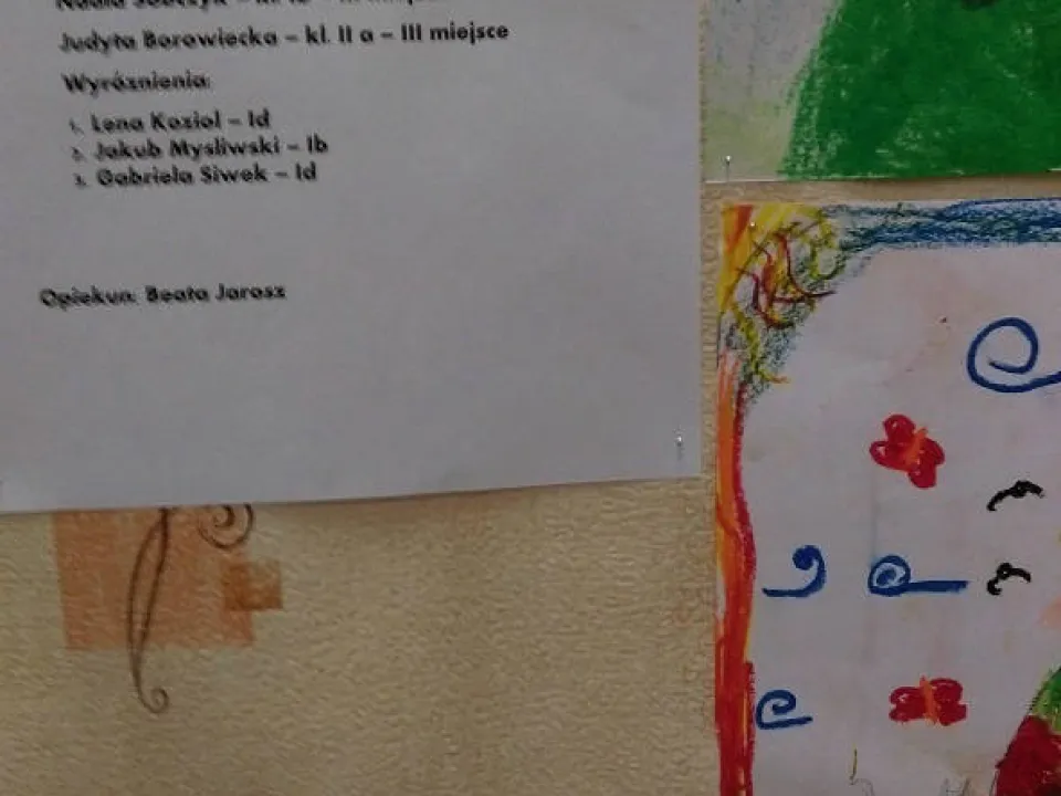 Wiosna pełna kwiatów - wyniki konkursu plastycznego — zdjęcie 1
