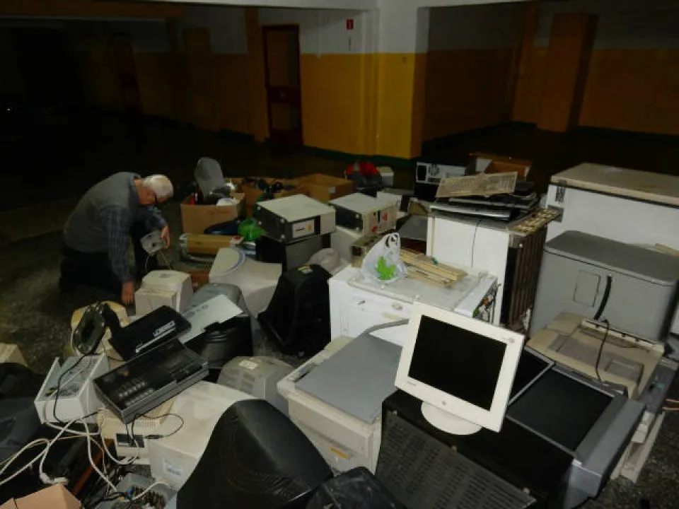 Raport ze zbiórki elektrośmieci — zdjęcie 1