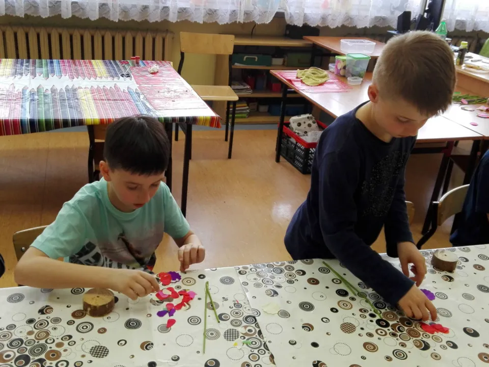 Warsztaty plastyczne w klasie IId — zdjęcie 1