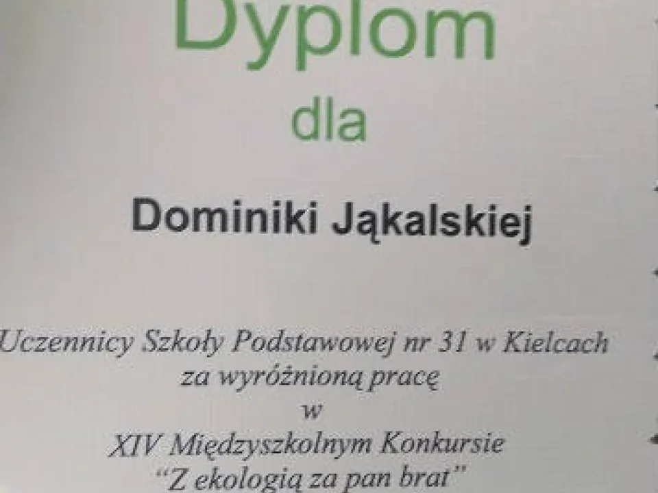 Wyróżnienie Doniniki w konkursie plastycznym — zdjęcie 1