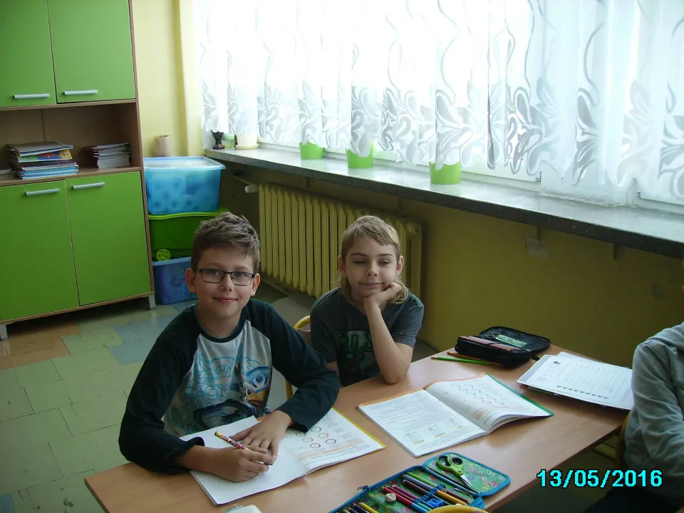 Klasa IIIc wita w nowym roku szkolnym. — zdjęcie 4