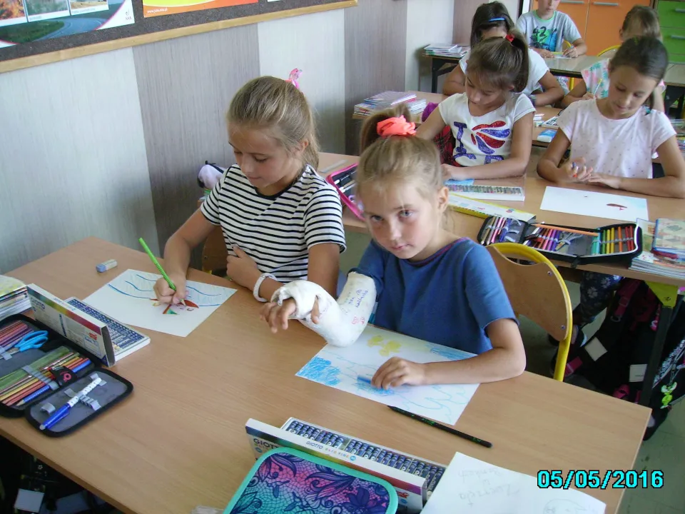 Klasa IIIc wita w nowym roku szkolnym. — zdjęcie 10