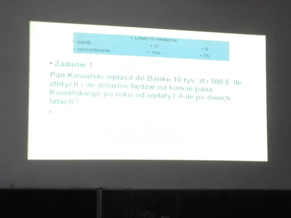 lekcja matematyki — zdjęcie 1