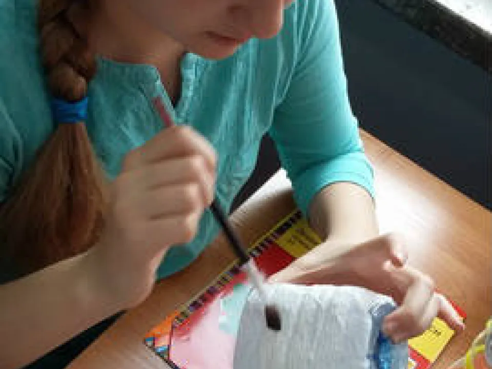 Recyklingowe zabawki na technice — zdjęcie 1